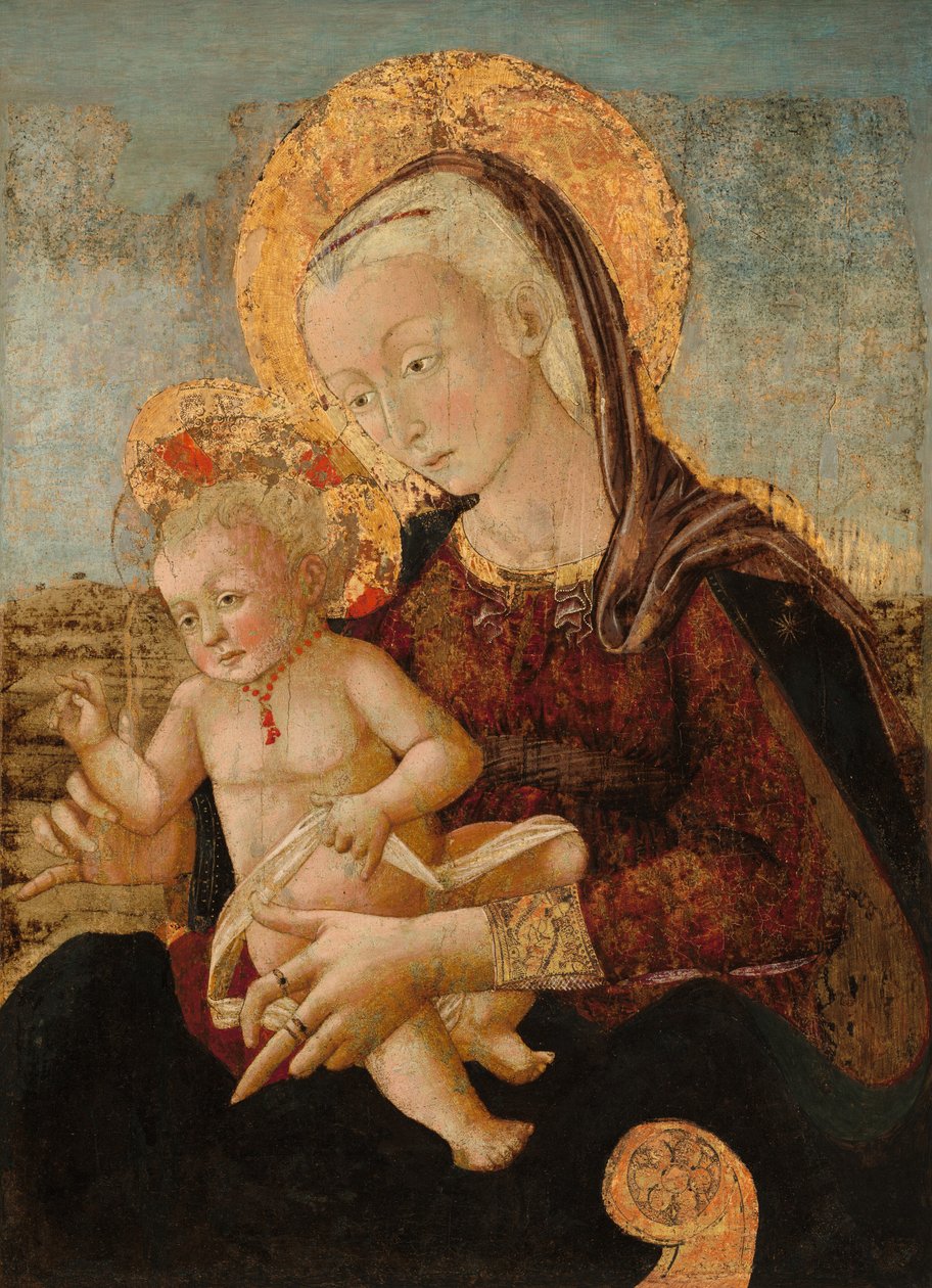 Madonna og barn, ca. 1475. av Pier Francesco Fiorentino