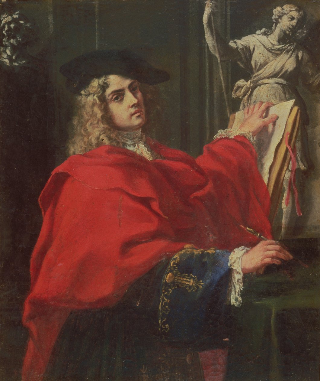 Selvportrett, 1702 av Pier Leone Ghezzi