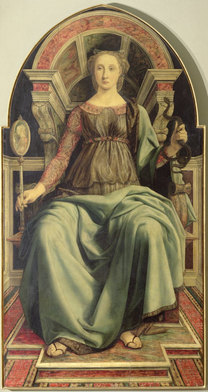 Prudence, ca. 1470 (tempera på panel) av Piero del Pollaiolo