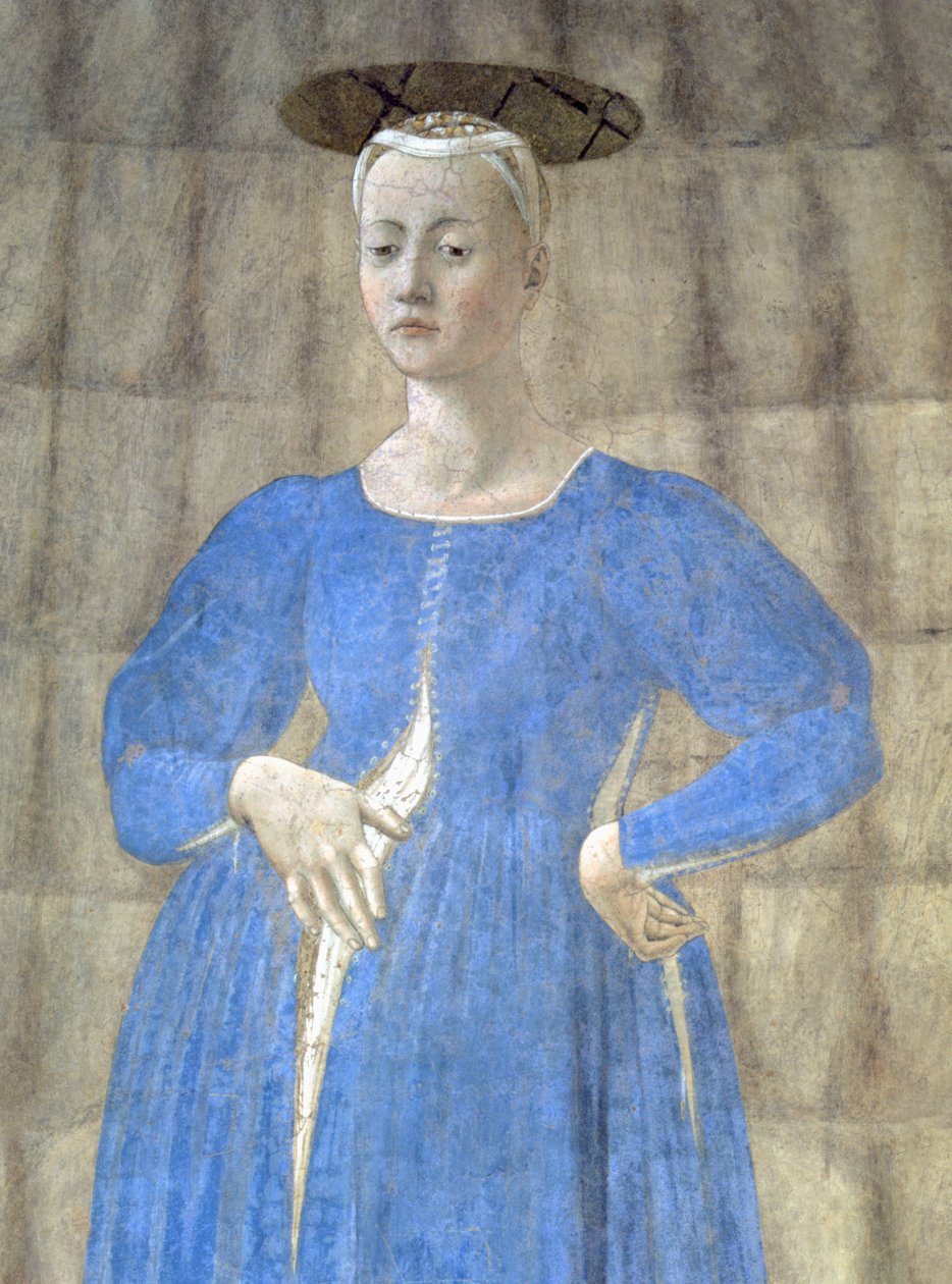 The Madonna del Parto, ca. 1450-70 (detaljer) (se også 75561, 172471 og 172472) av Piero della Francesca