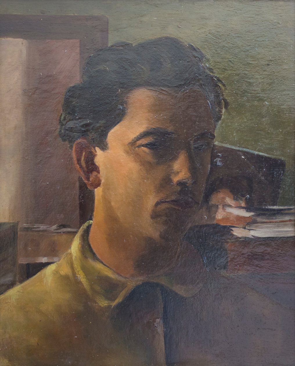 Selvportrett av Piero Guardigli Bagli