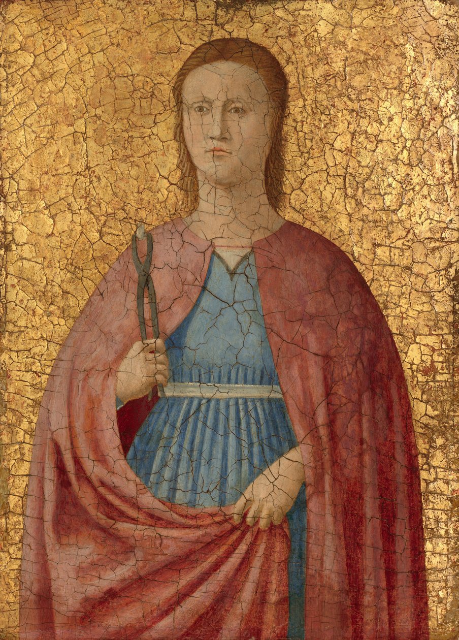 Saint Apollonia, ca. 14551460. av Piero della Francesca
