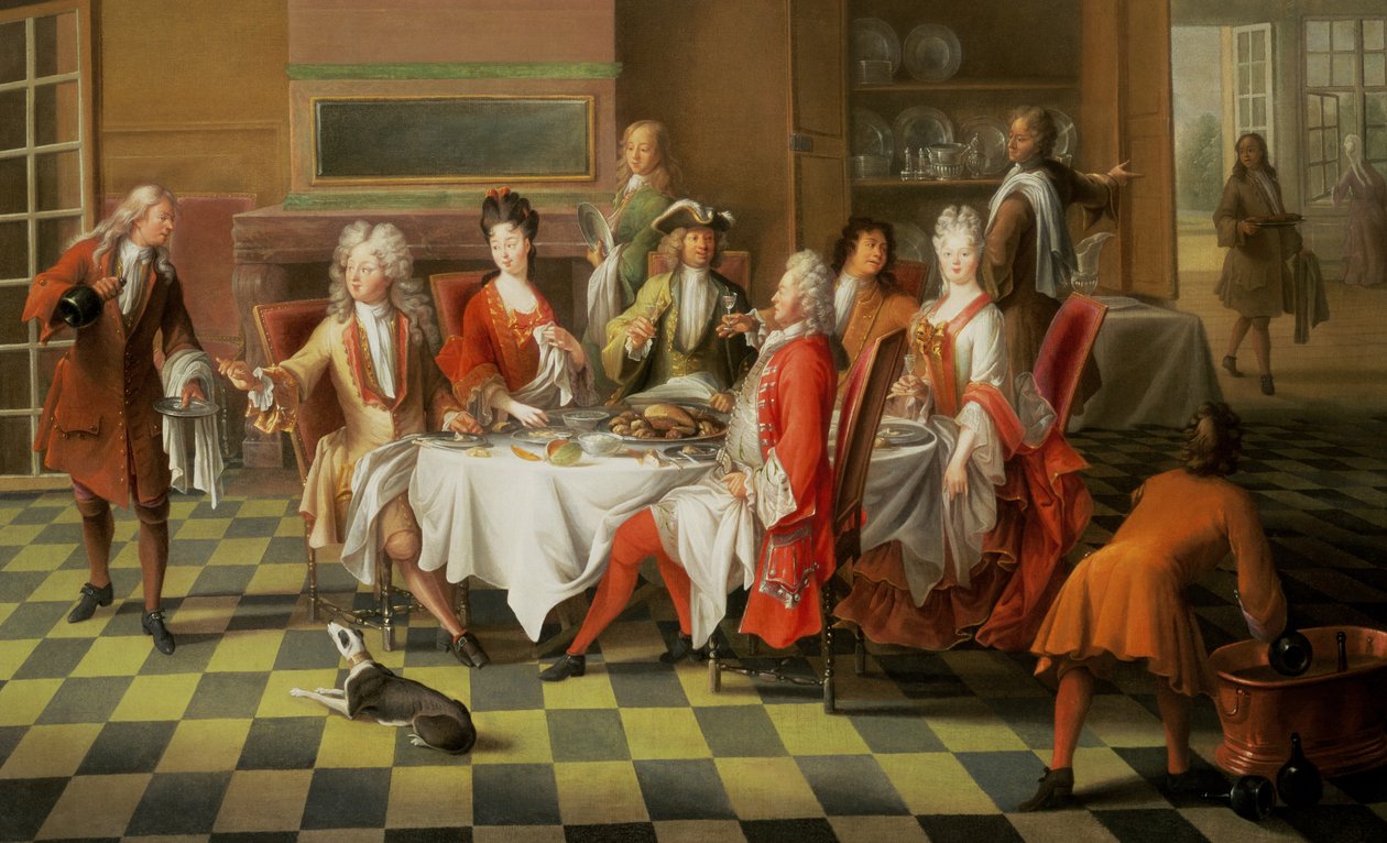 Elegant Merrymaking av Pierre Angelis or Angillis