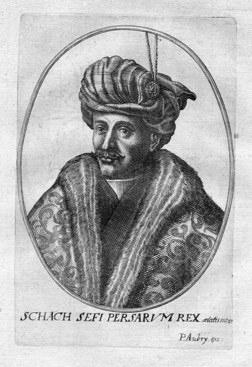 gravert portrett av Pierre Aubry