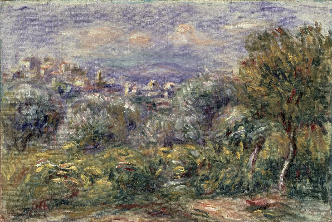 Antibes, 1917 av Pierre Auguste Renoir