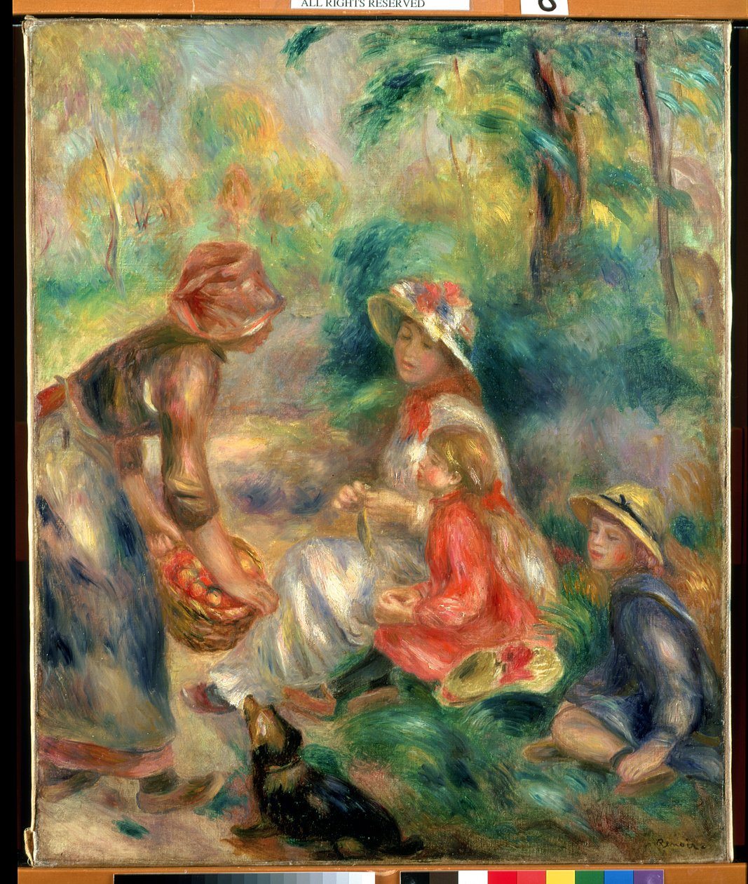 Apple-leverandør, ca. 1889 av Pierre Auguste Renoir