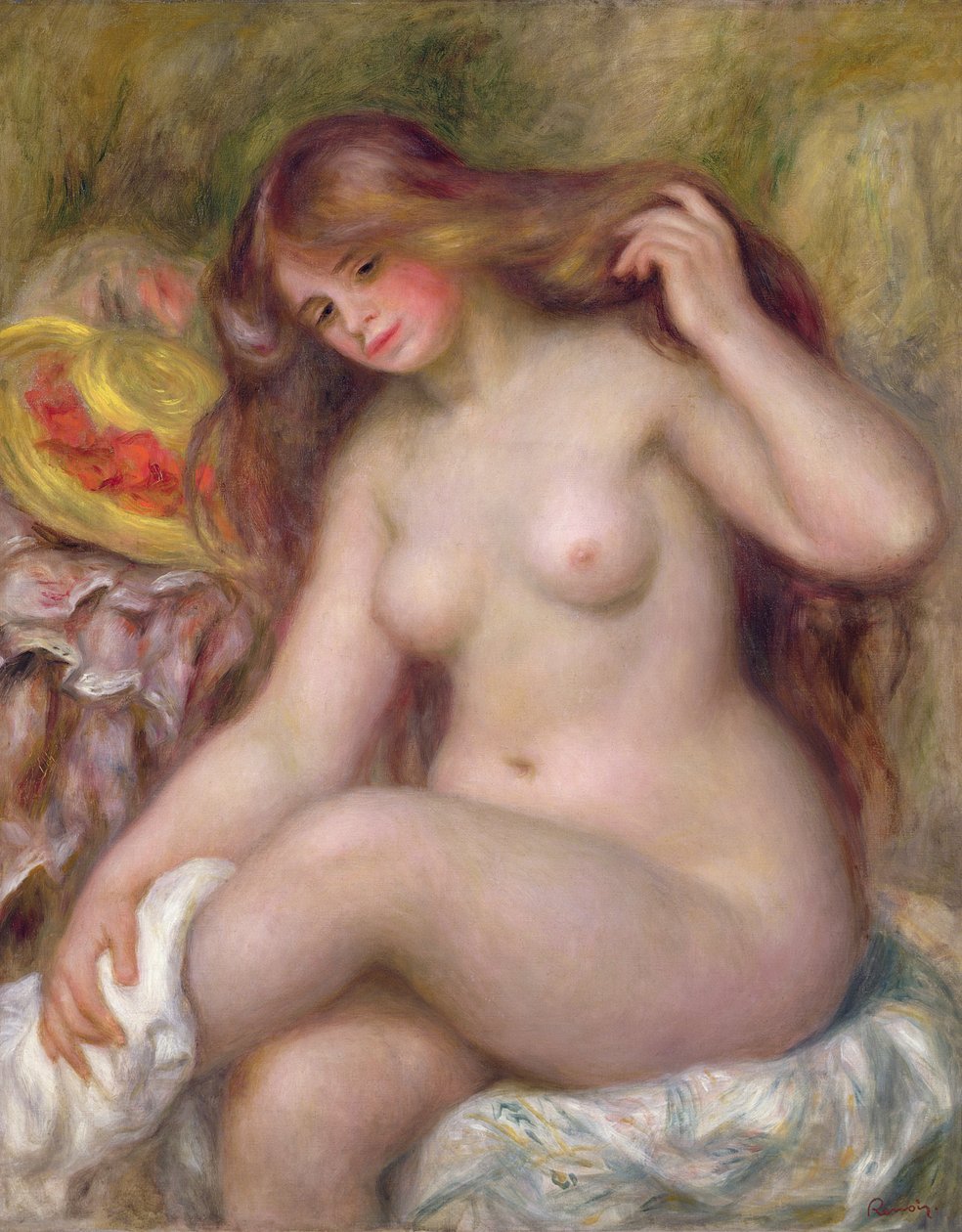 Bather, ca. 1903 av Pierre Auguste Renoir