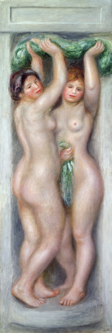 Karyatider, ca. 1910 av Pierre Auguste Renoir