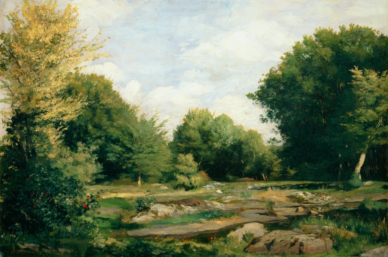 Rydding i skogen, 1865 av Pierre Auguste Renoir