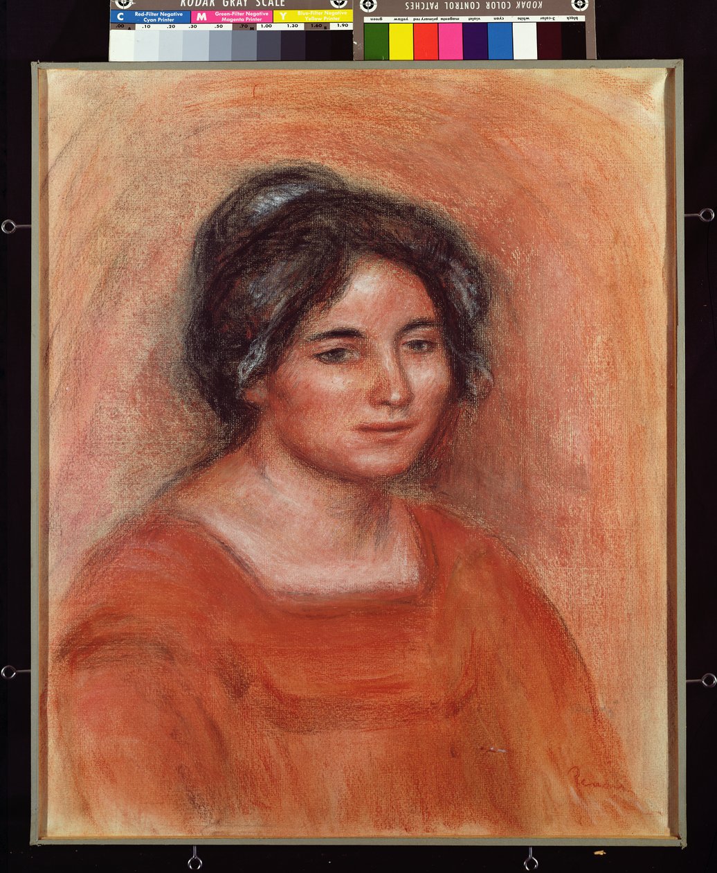 Gabrielle (pastell på papir) av Pierre Auguste Renoir