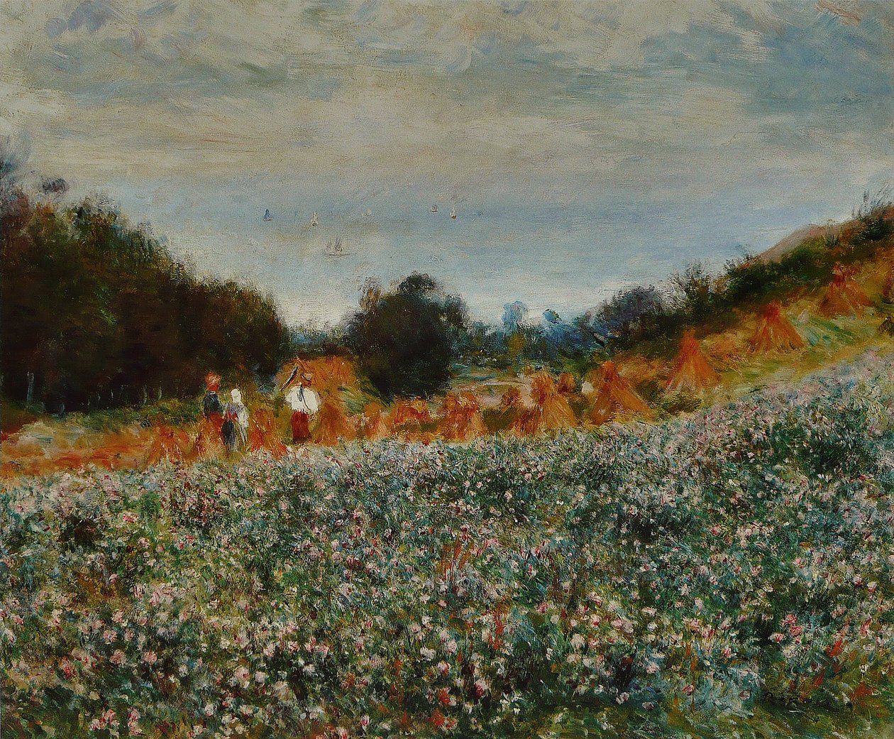 Innhøsting av Pierre Auguste Renoir