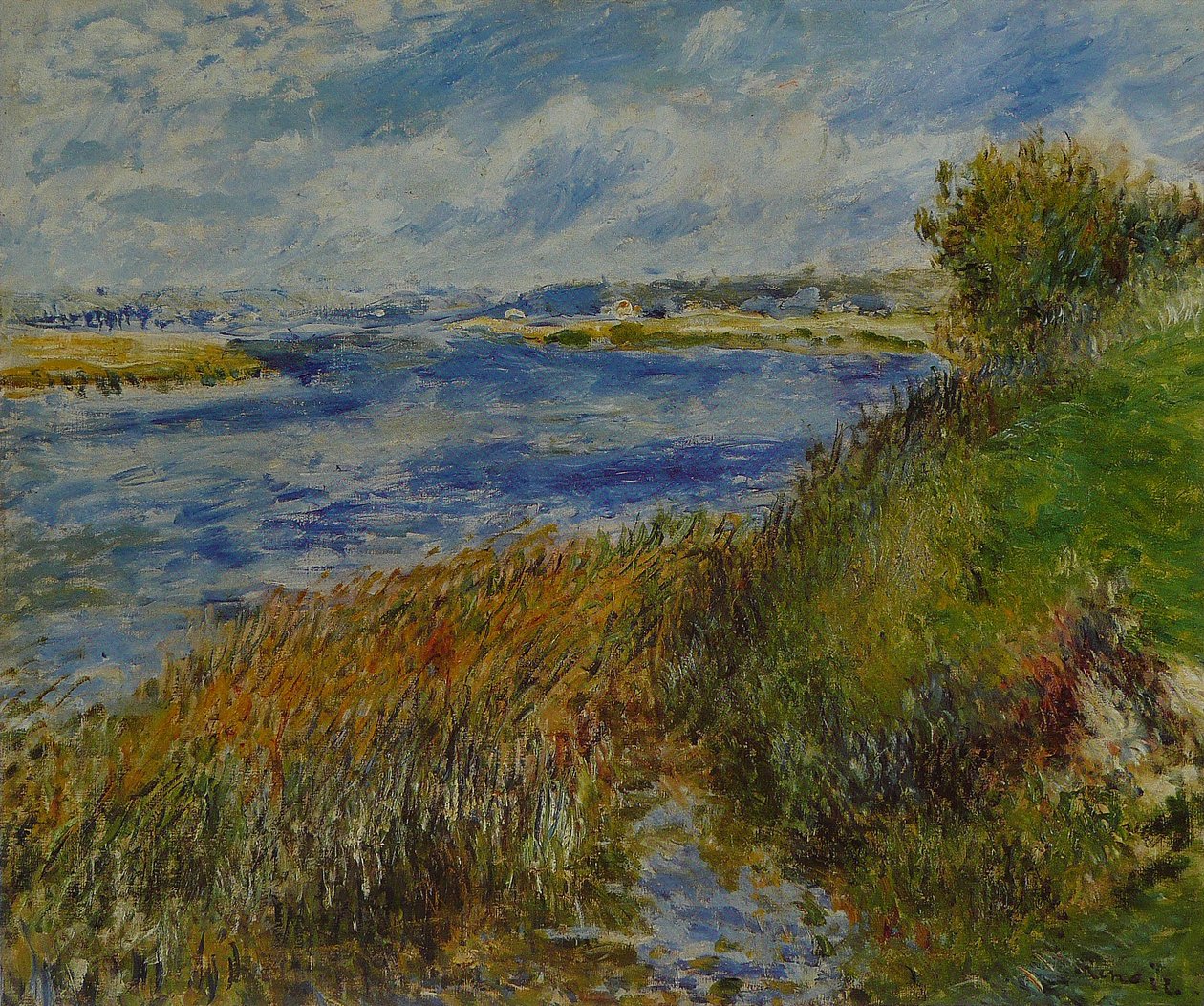 Seinen på Champrosay av Pierre Auguste Renoir