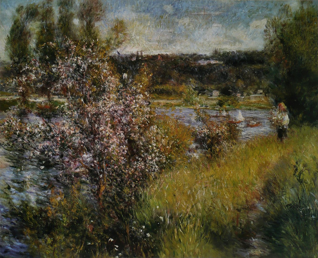 Seinen på Chatou av Pierre Auguste Renoir