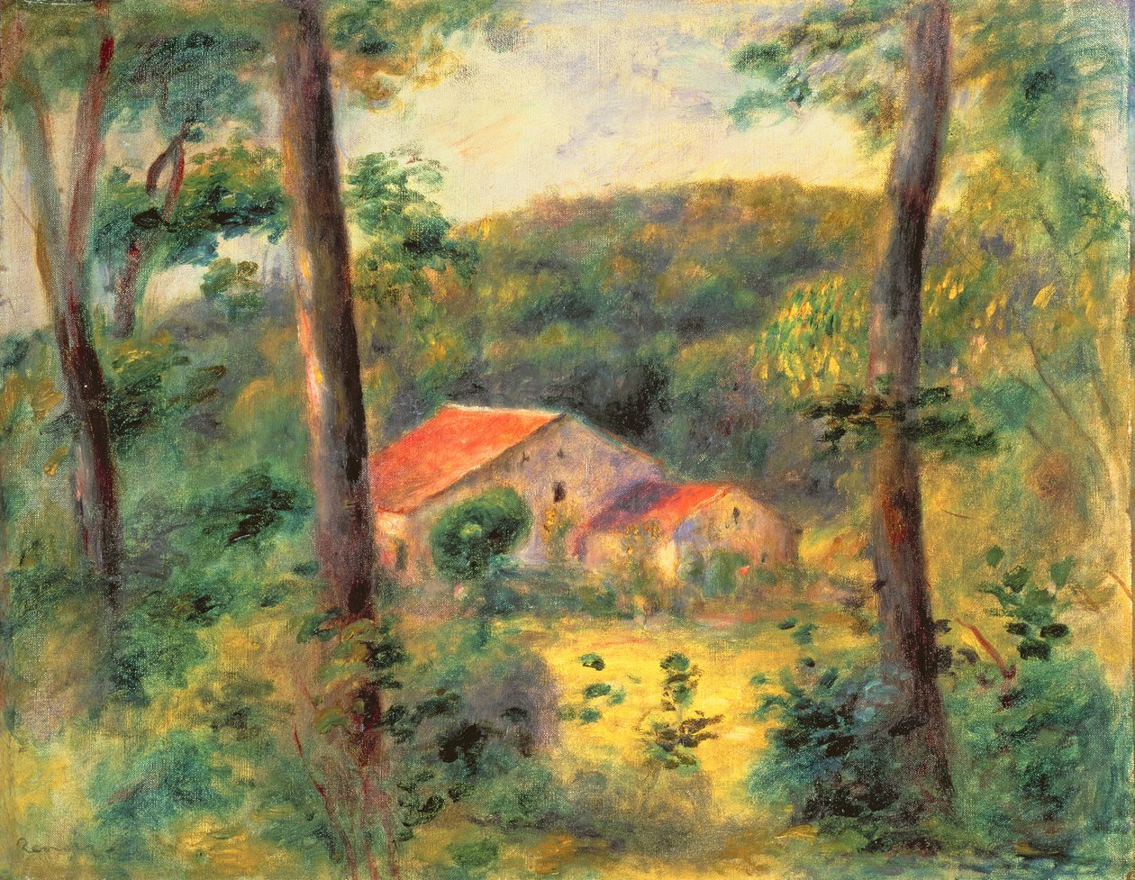 Landskap nær Briey, 1899 av Pierre Auguste Renoir