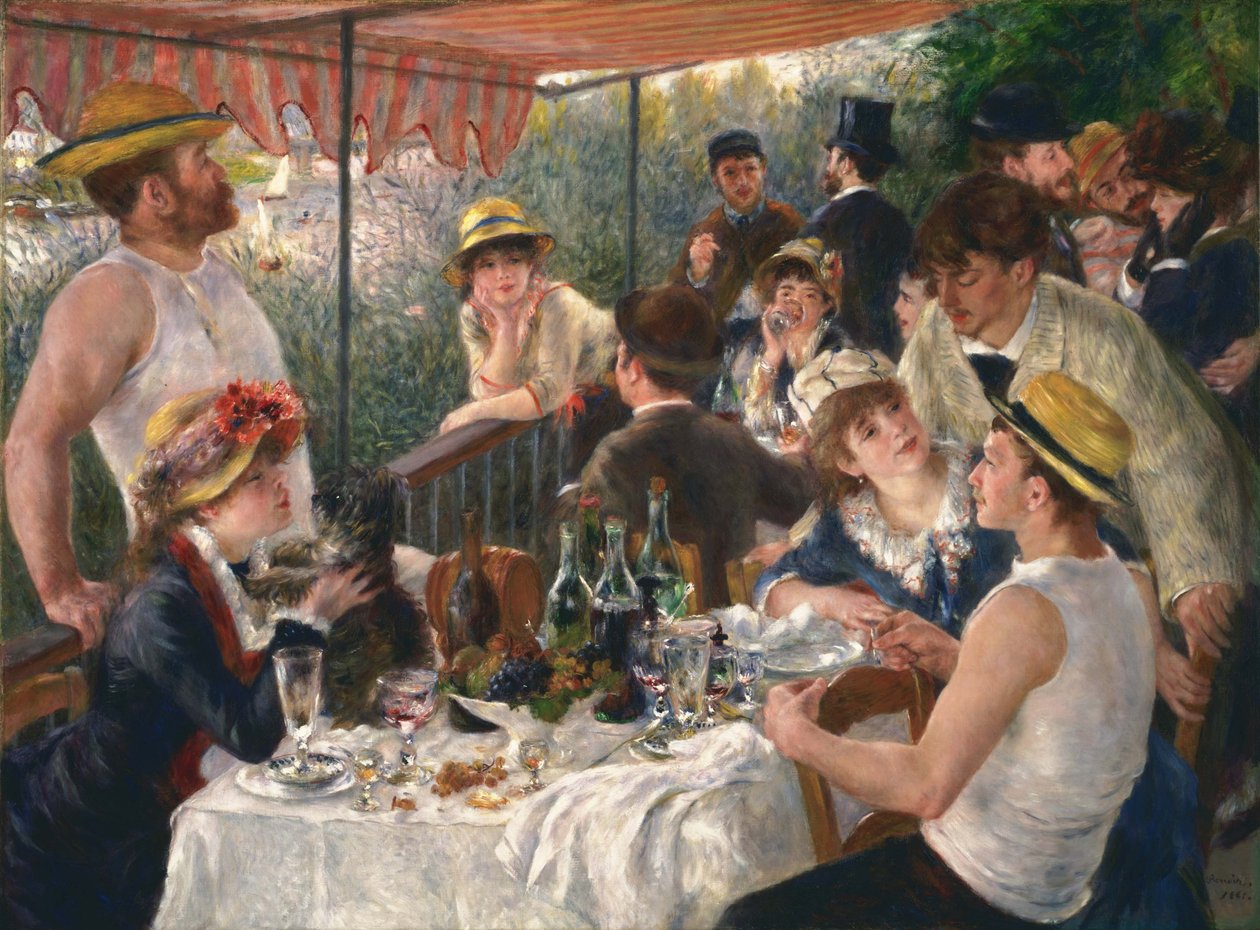 Lunsj for båtpartiet av Pierre Auguste Renoir