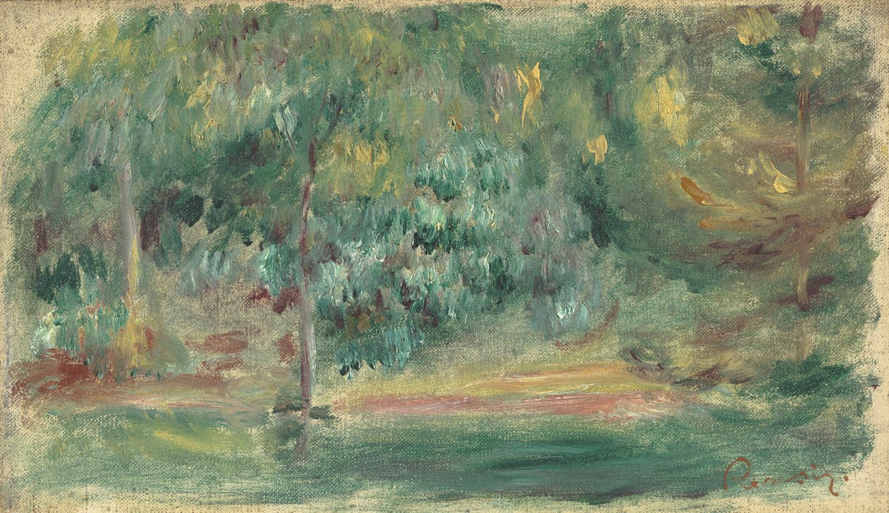 Landskap, ca. 1860-80 av Pierre Auguste Renoir