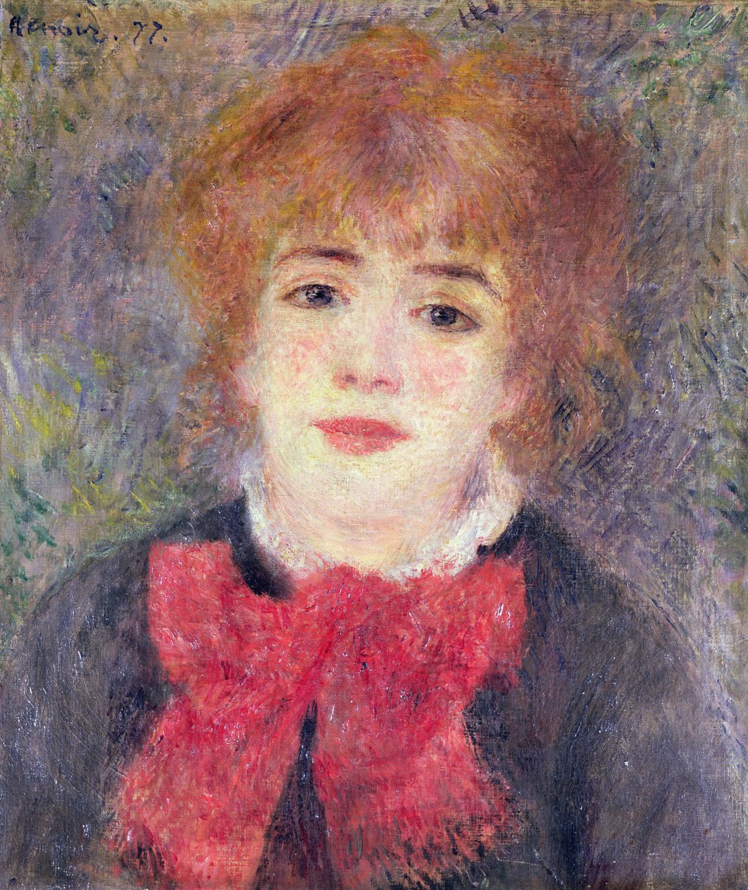 Portrett av Jeanne Samary (1857-90), 1877 av Pierre Auguste Renoir