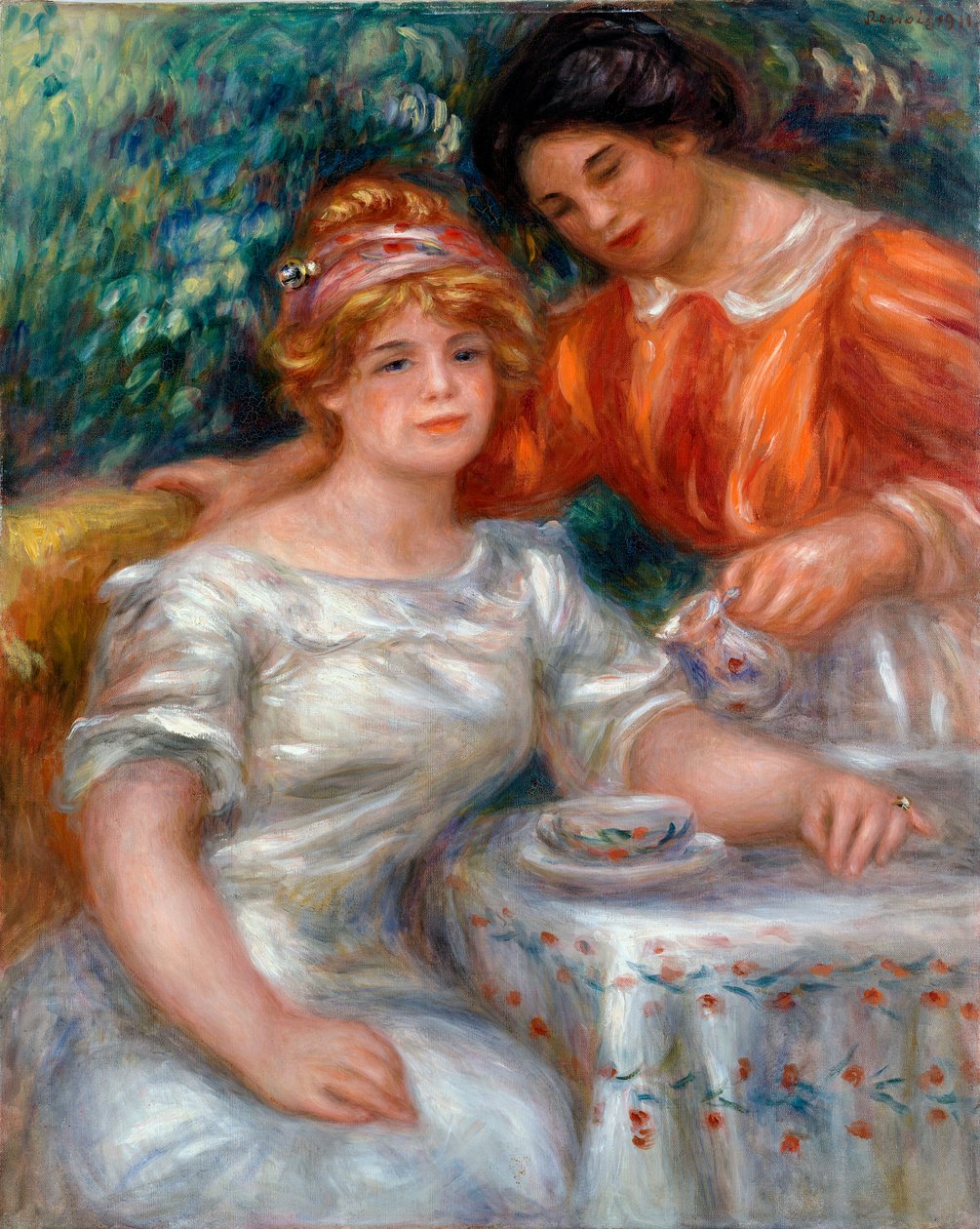 Portrett av frøken Amélie Diéterle av Pierre Auguste Renoir