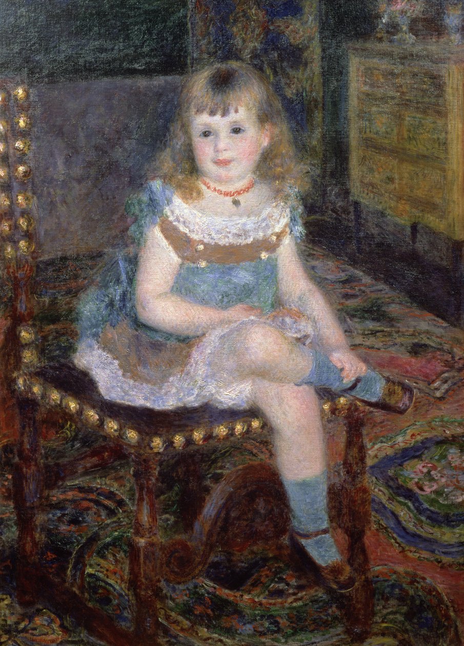 Portrett av Mlle. Georgette Charpentier, 1876 av Pierre Auguste Renoir