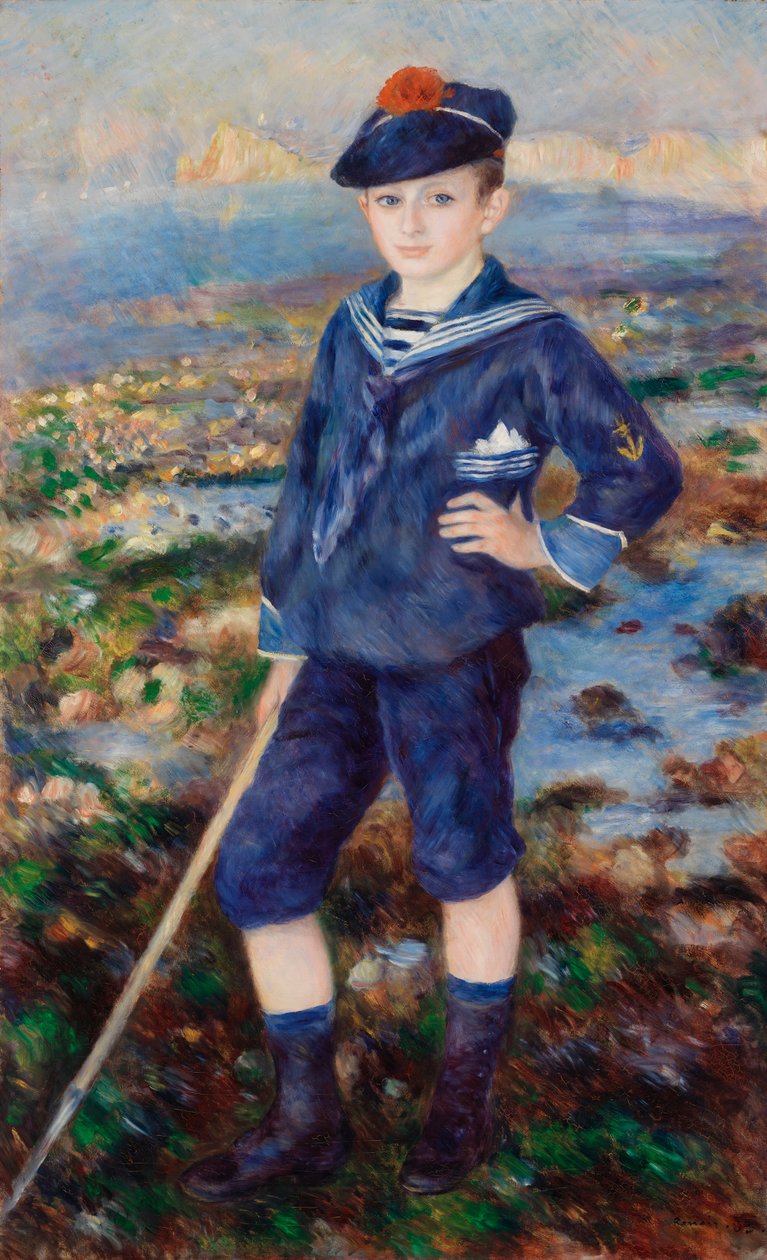 Sailor Boy (portrett av Robert Nunès) av Pierre Auguste Renoir