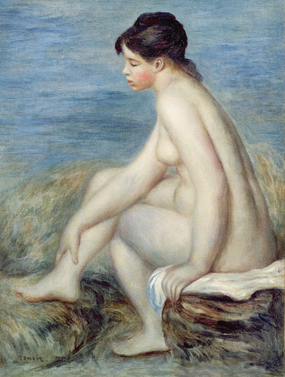 Sittende Bader av Pierre Auguste Renoir