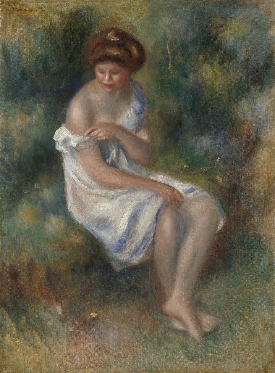 Baderen, ca. 1900 av Pierre Auguste Renoir