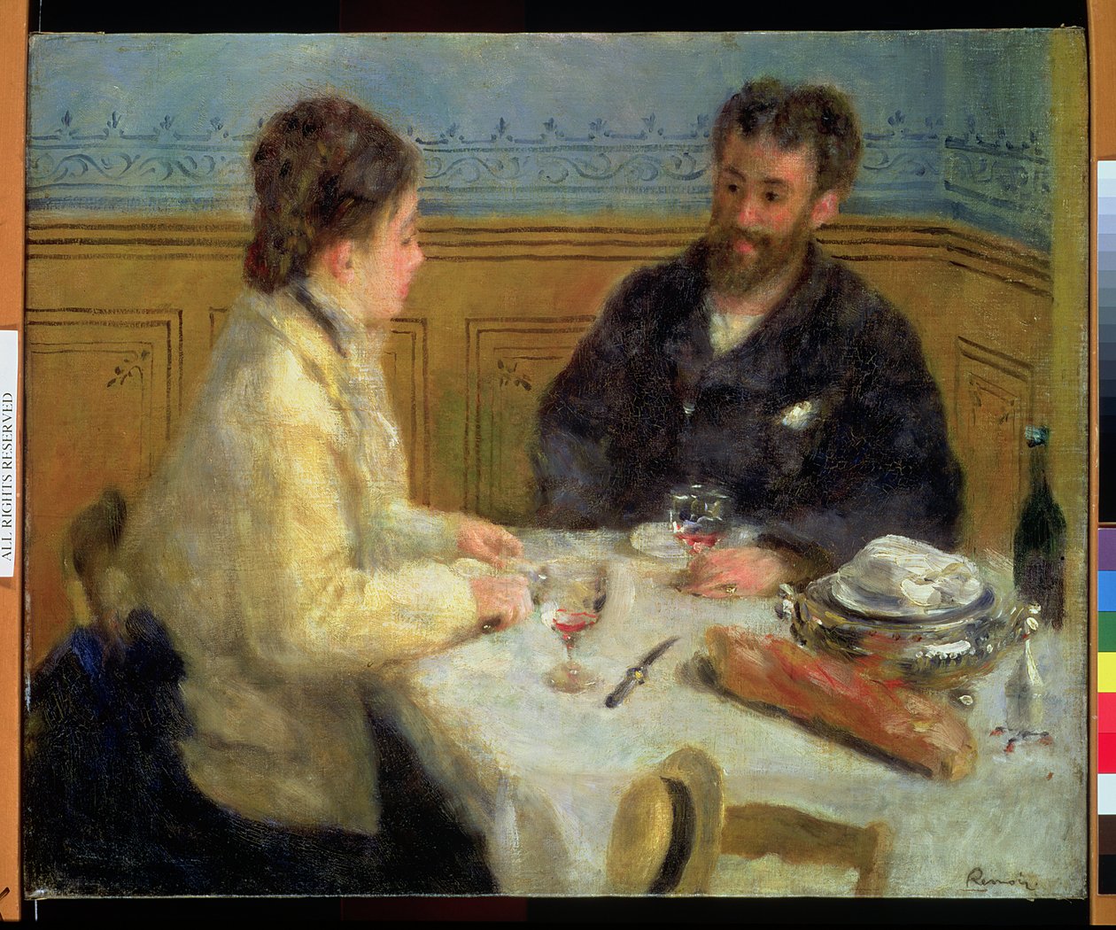 The Luncheon, ca. 1879 av Pierre Auguste Renoir