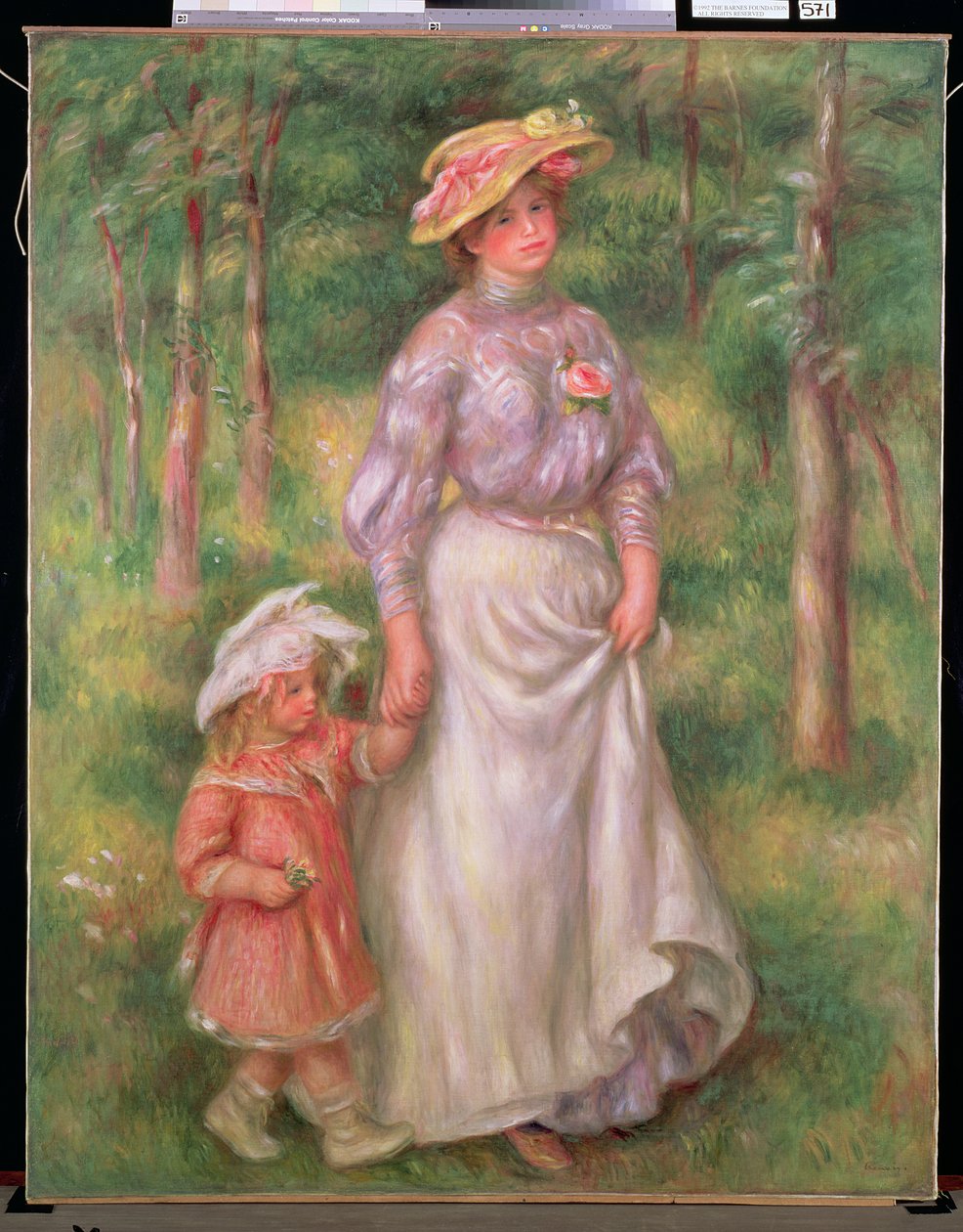 Promenaden, ca. 1906 av Pierre Auguste Renoir