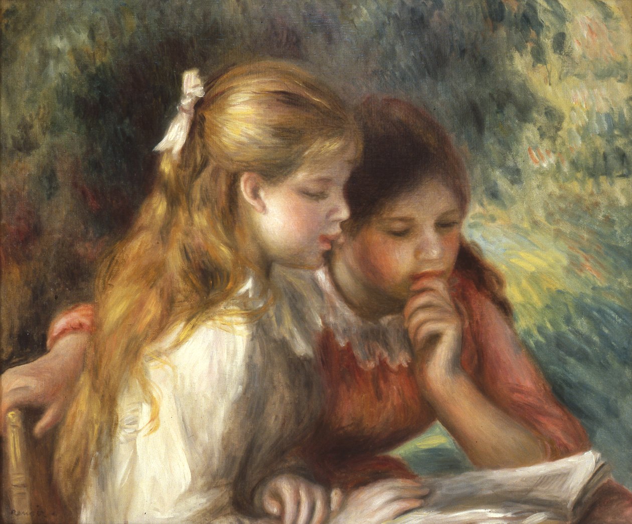 The Reading, ca. 1890-95 av Pierre Auguste Renoir