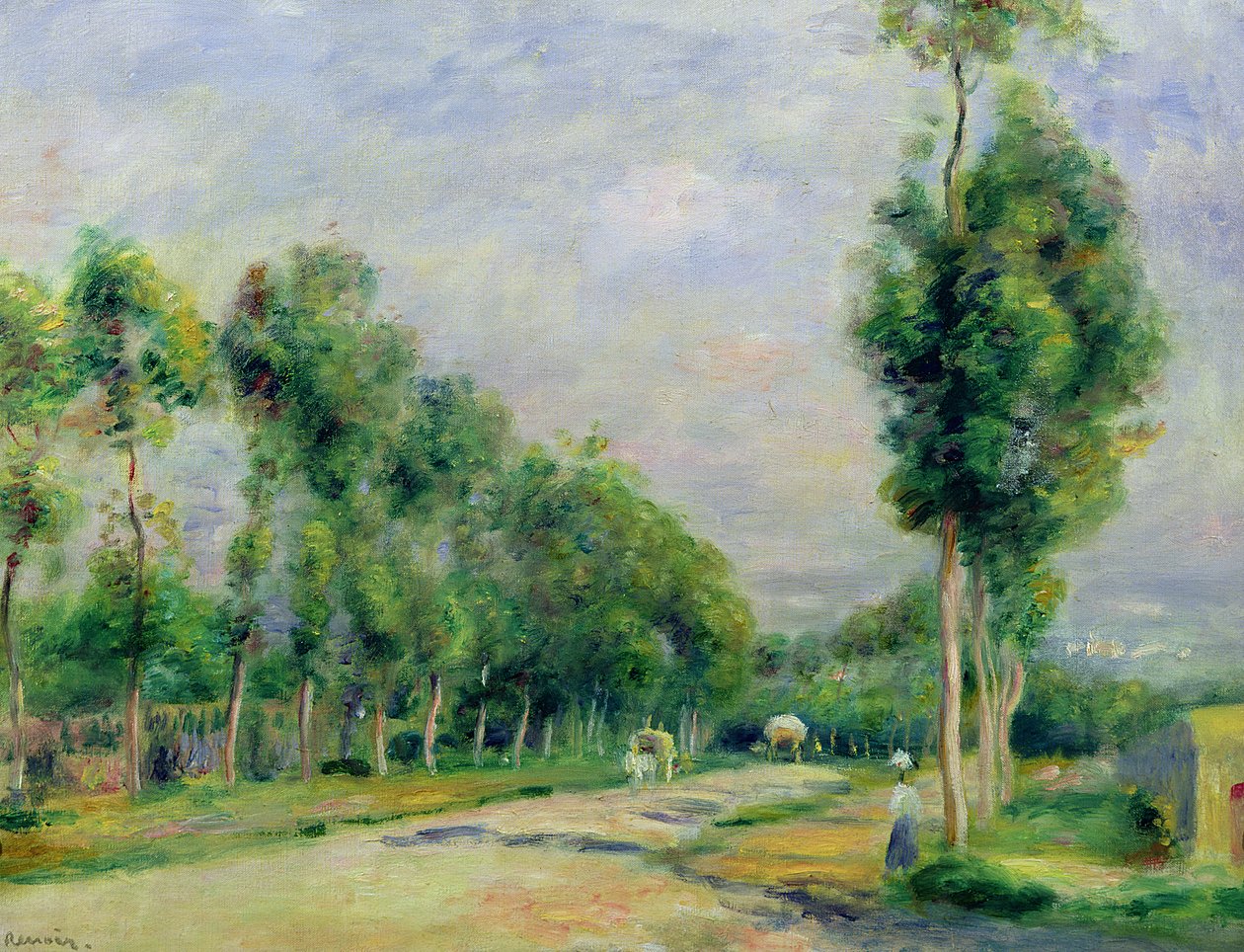 Veien til Versailles ved Louveciennes av Pierre Auguste Renoir