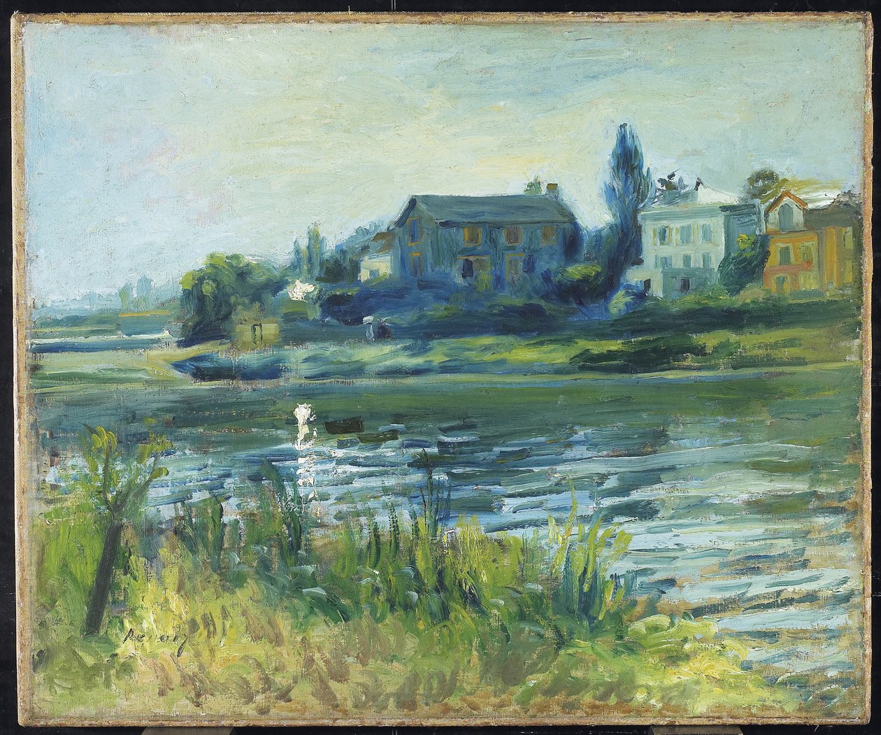 Seinen ved Chatou, ca. 1871 av Pierre Auguste Renoir
