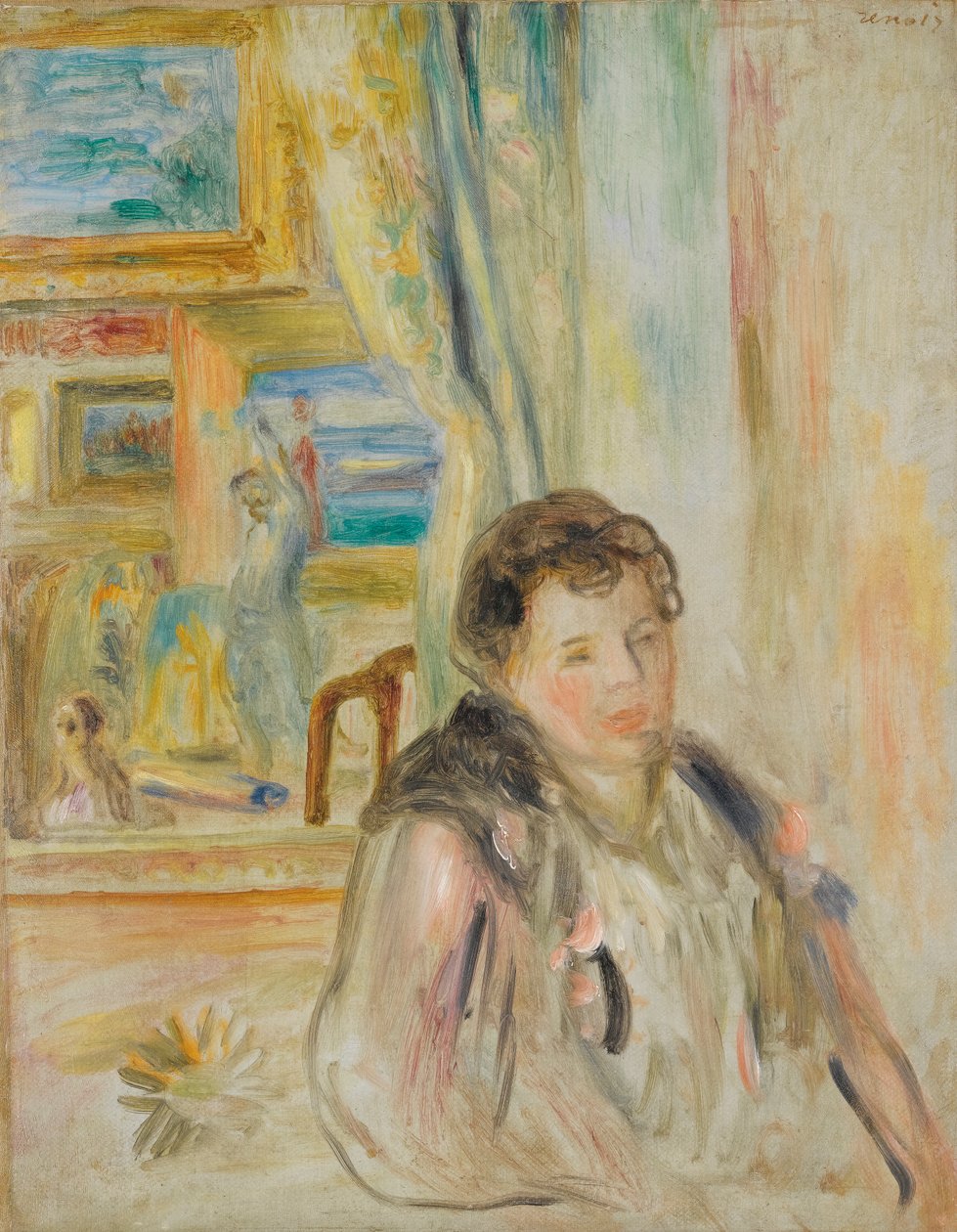 Kvinne i et interiør av Pierre Auguste Renoir