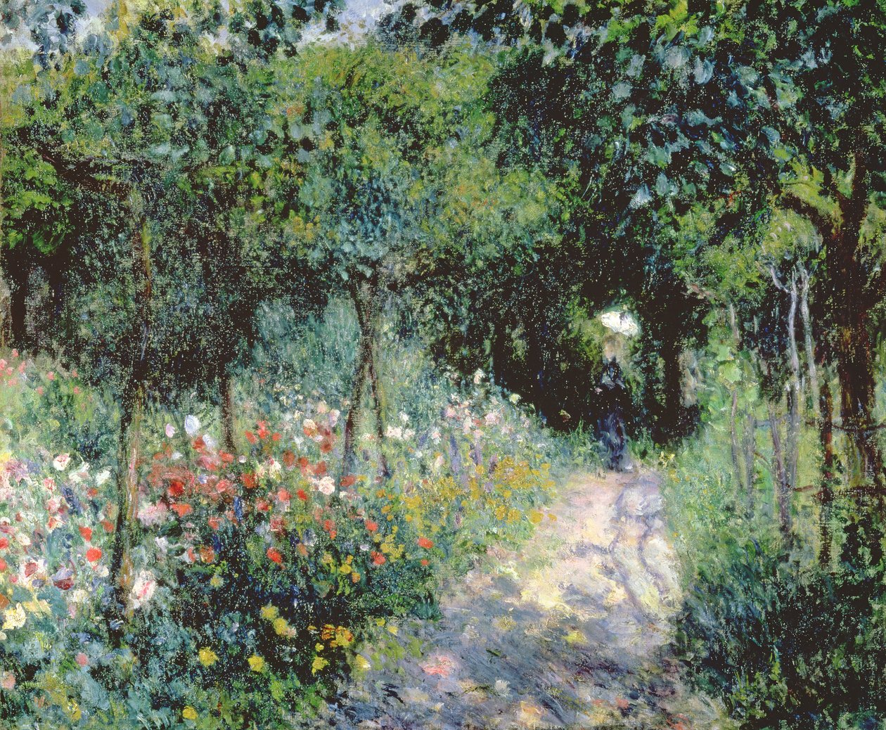Kvinner i en hage, 1873 av Pierre Auguste Renoir
