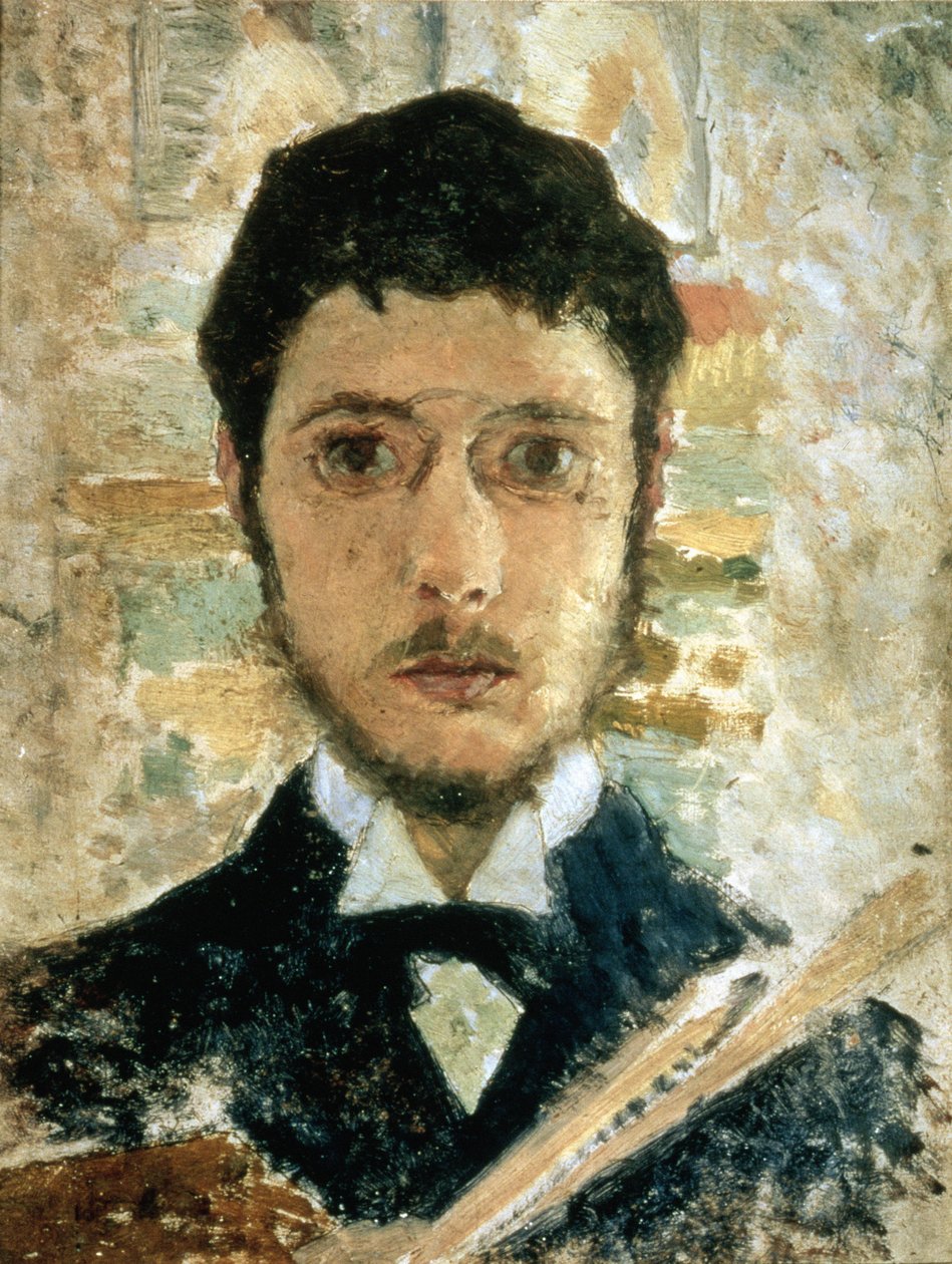 Selvportrett, 1889 av Pierre Bonnard