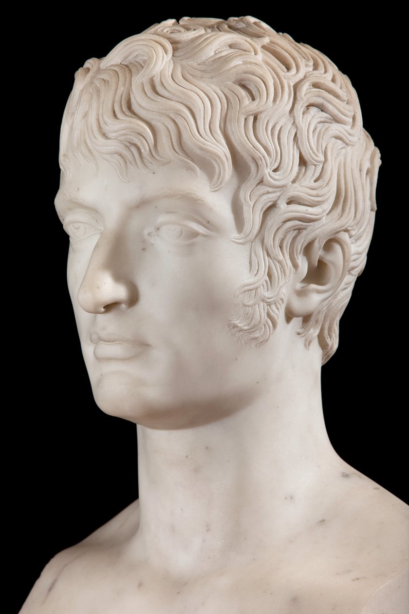 Byste av Louis Bonaparte (marmor) (detalj) (se også 698741) av Pierre Cartellier