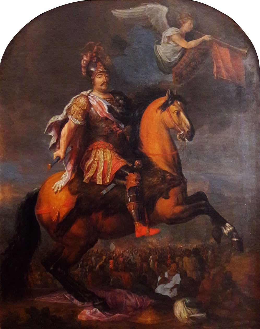 Rytterportrett av kong Jan III. Sobieski fra Polen av Pierre Denis Martin