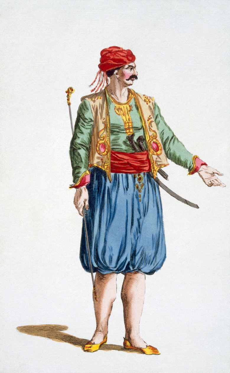 En soldat fra den tyrkiske flåten, 1780 av Pierre Duflos