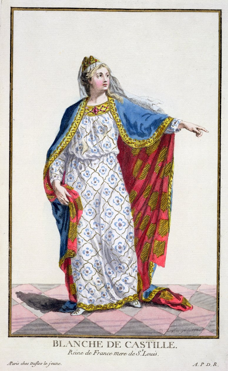Blanche de Castille (118588-1252) Dronning av Frankrike fra 