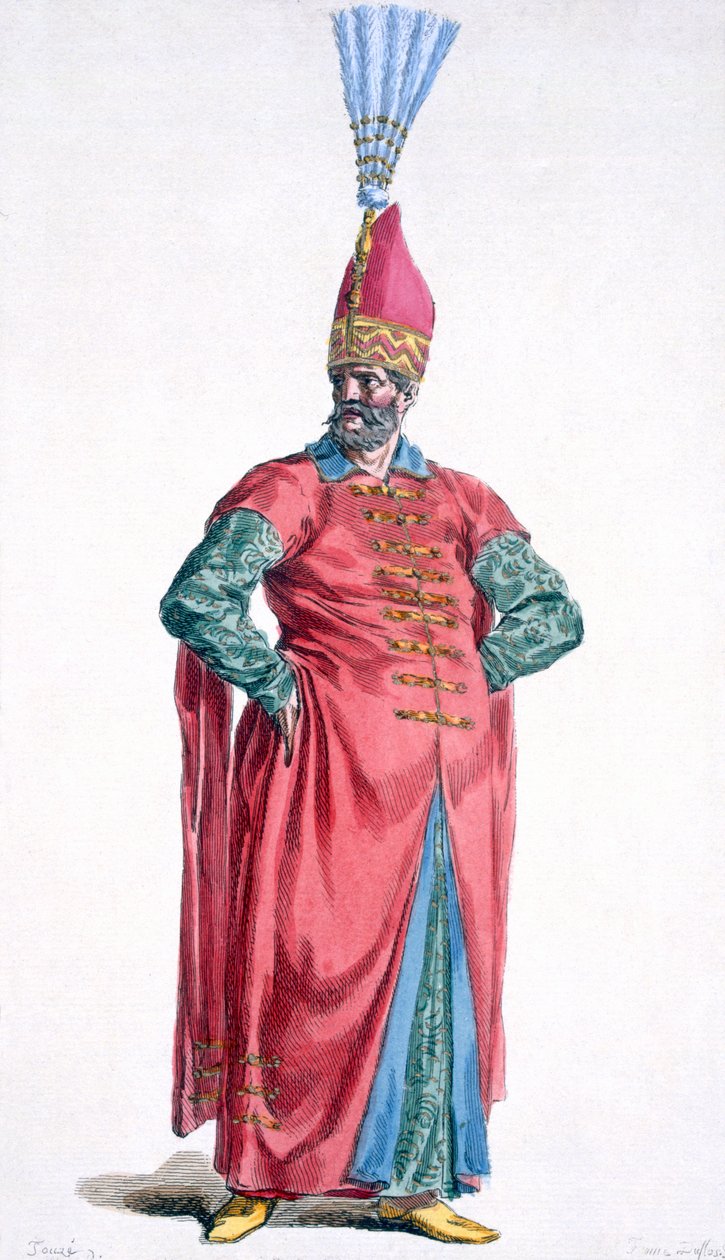 Boluch-Bassi, offiser for janitsjarene, 1780 av Pierre Duflos