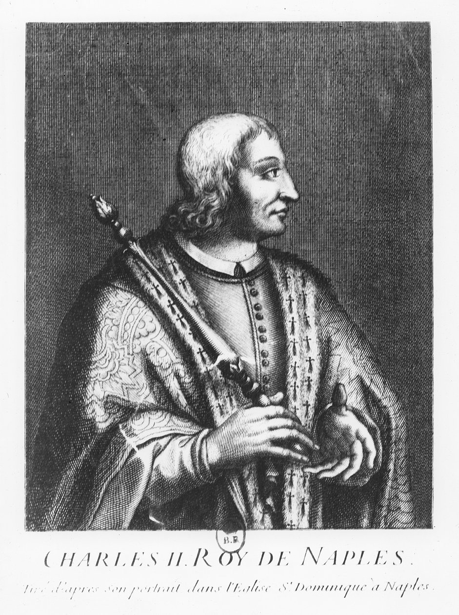 Charles II, den lamme, kongen av Napoli av Pierre Duflos