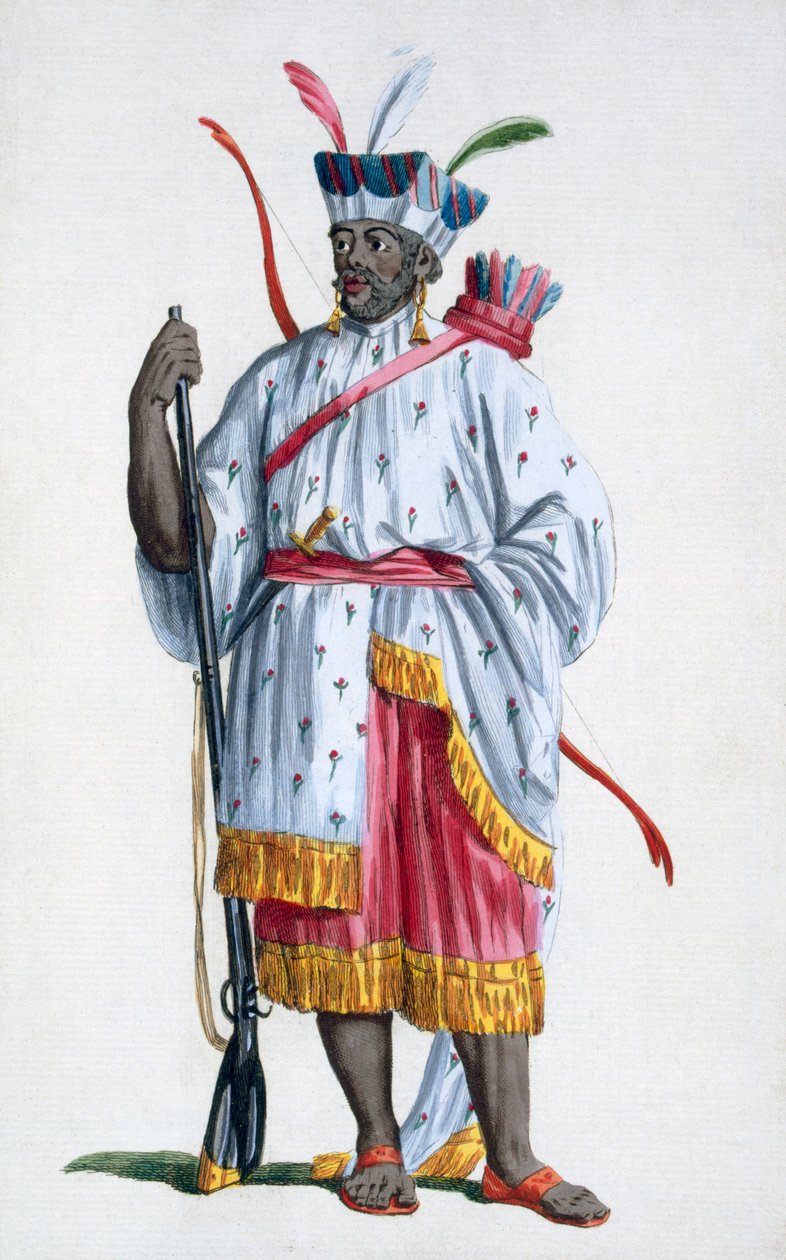 Nyai, hersker over Bali, 1780 av Pierre Duflos
