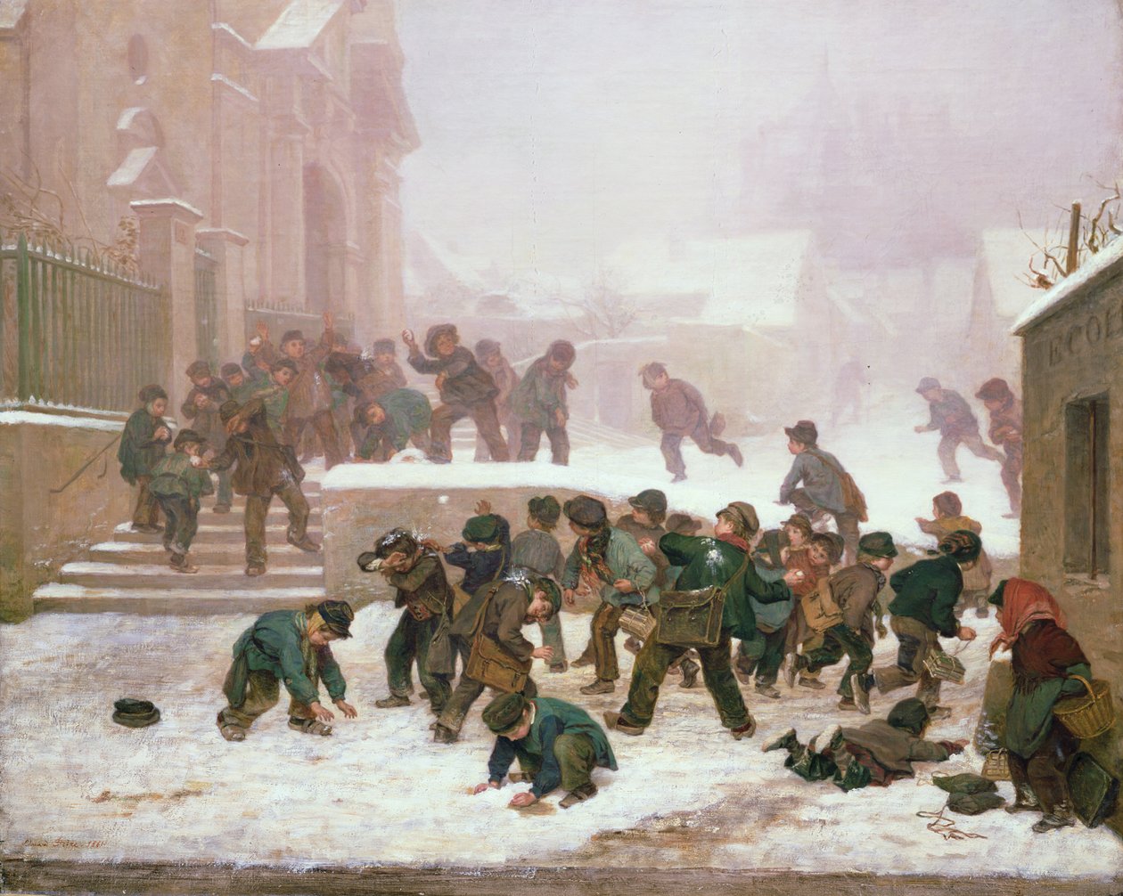 Snøballkjøring av Pierre Edouard Frere
