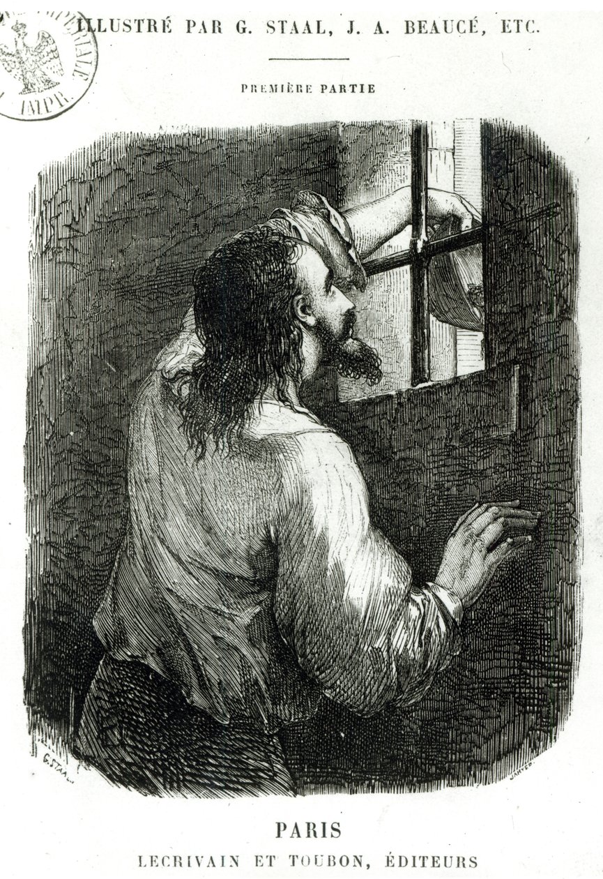 Edmond Dantes fengslet i Chateau d