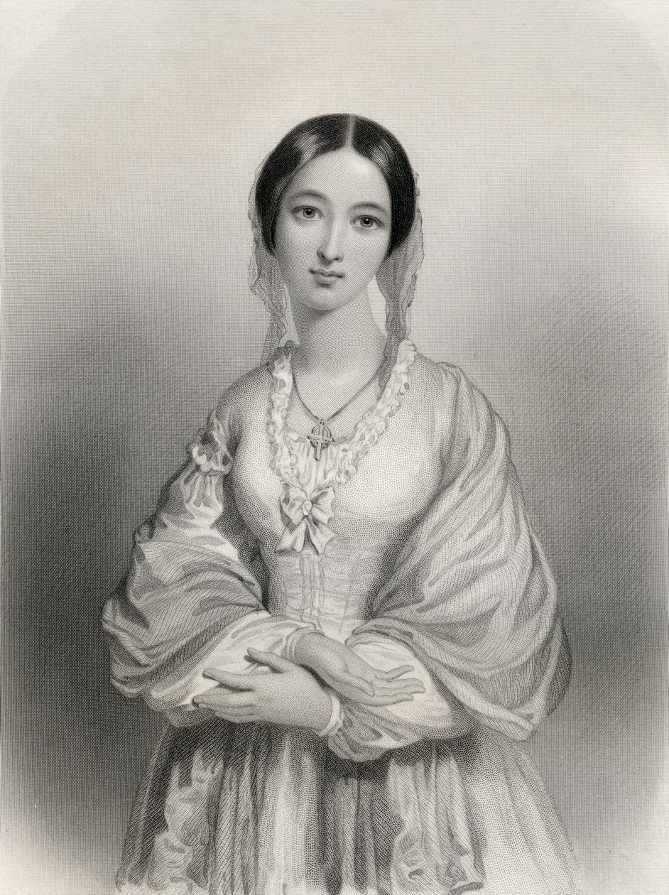Florence Nightingale (1820-1910) illustrasjon fra 