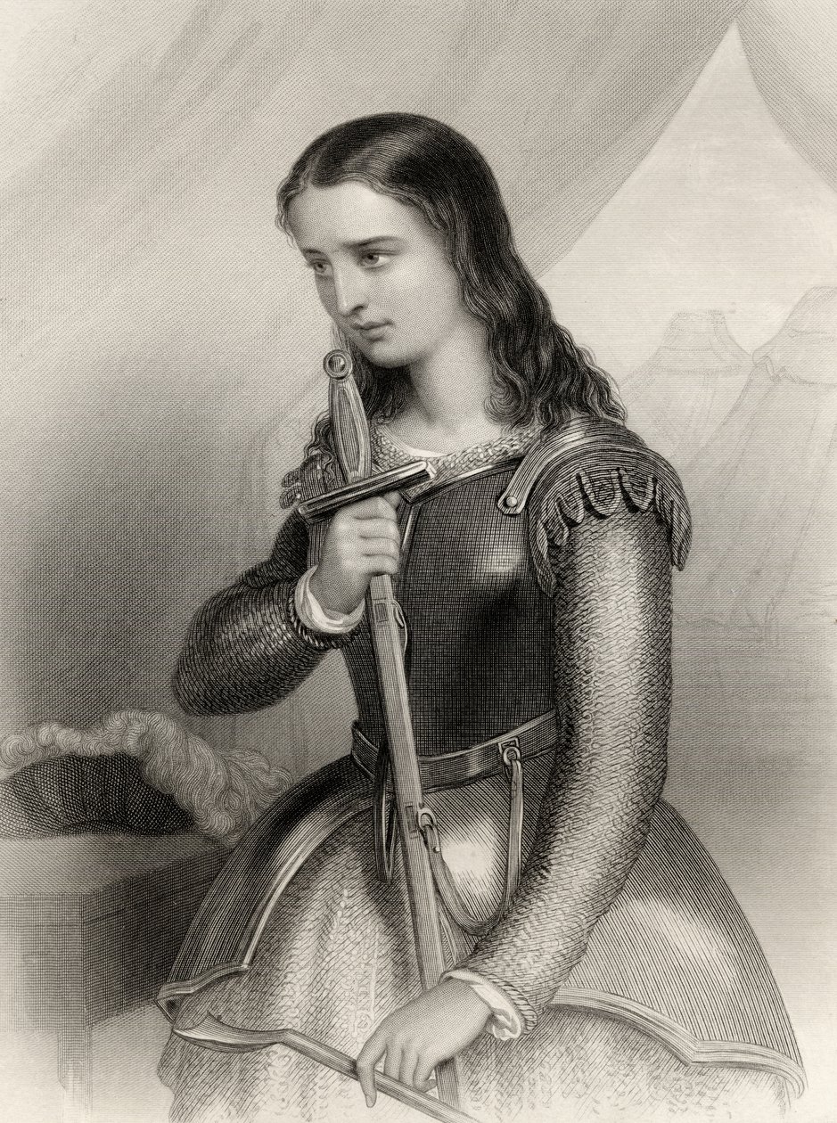 Joan of Arc (1412-31) illustrasjon fra 
