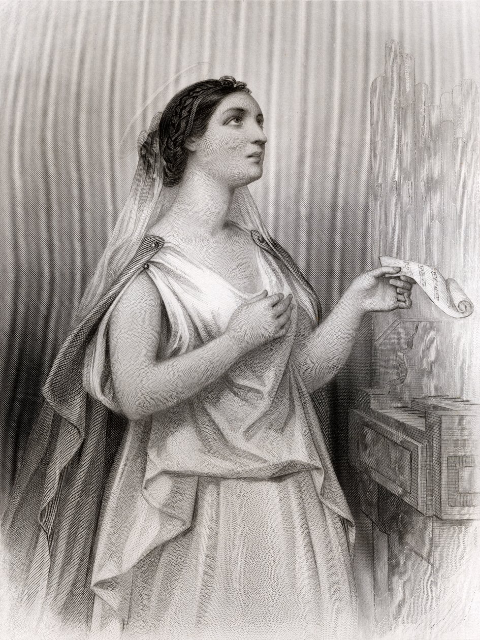 Saint Cecilia, illustrasjon fra 