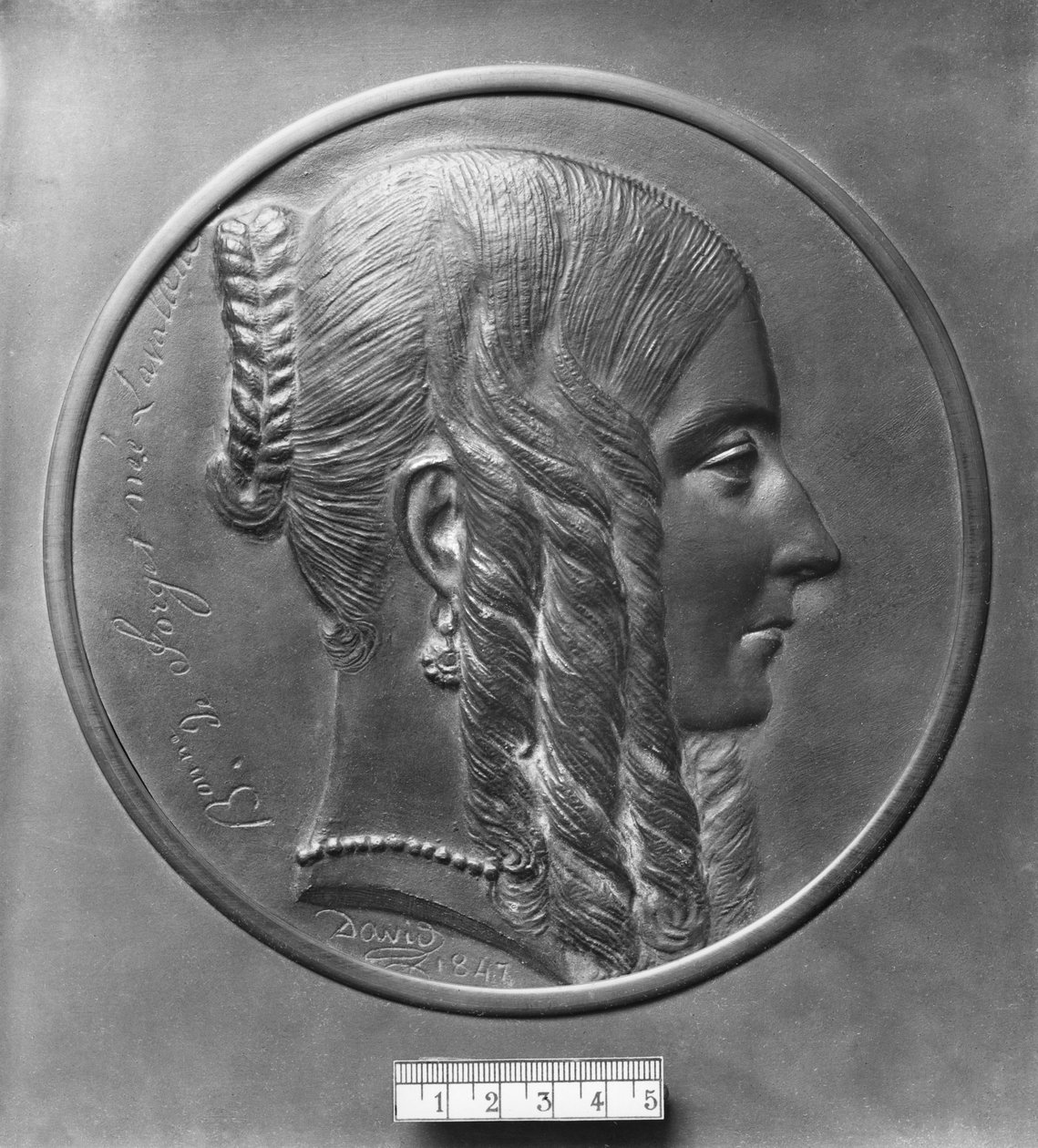 Baronne de Forget, født Lavalette, 1847 (bronse) av Pierre Jean David d