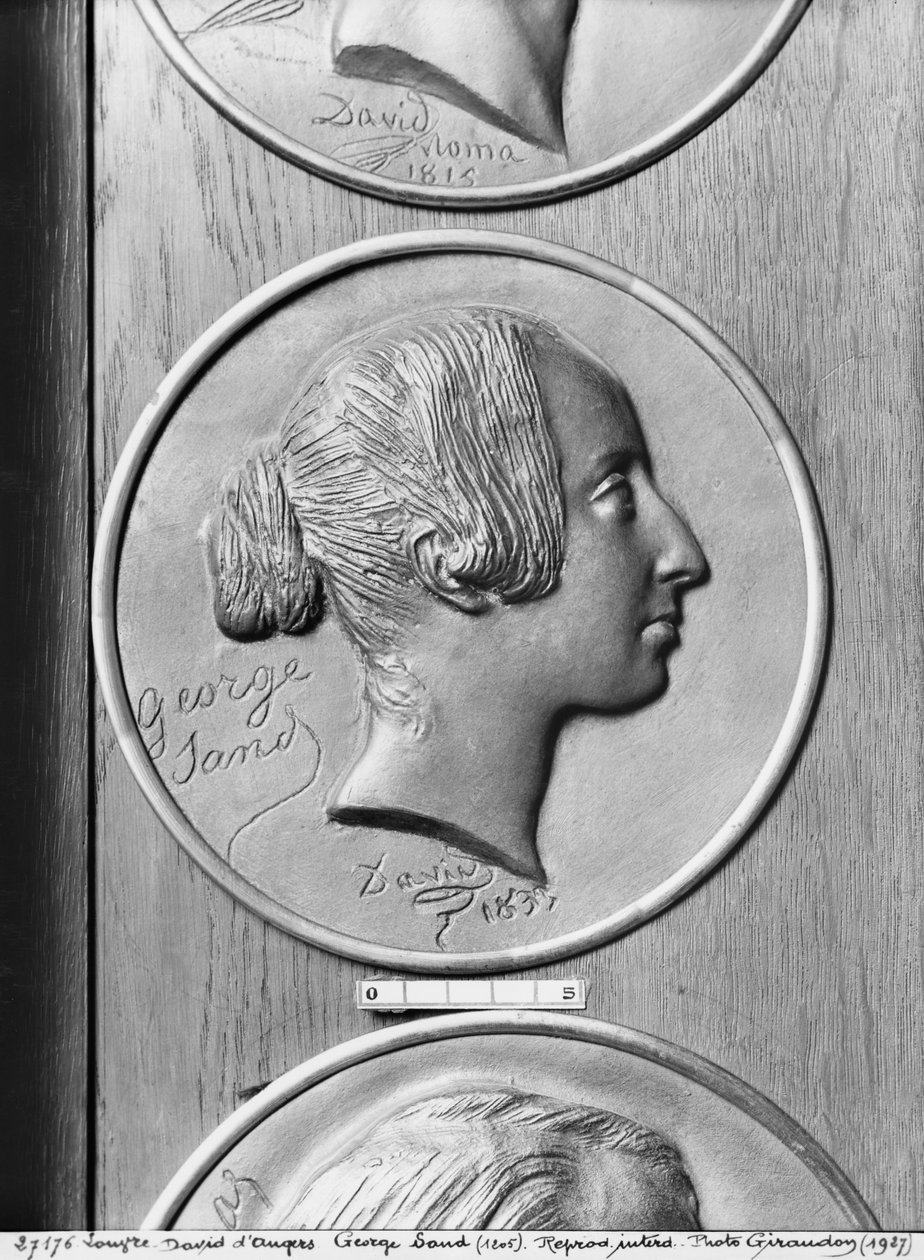 George Sand, 1833 (bronse) av Pierre Jean David d