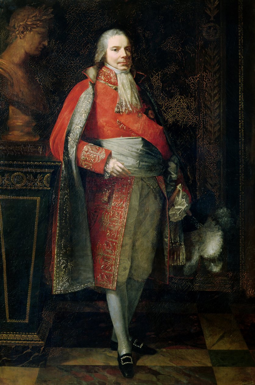 Portrett av Charles Maurice de Talleyrand-Perigord (1754-1838) 1807 av Pierre Paul Prudhon