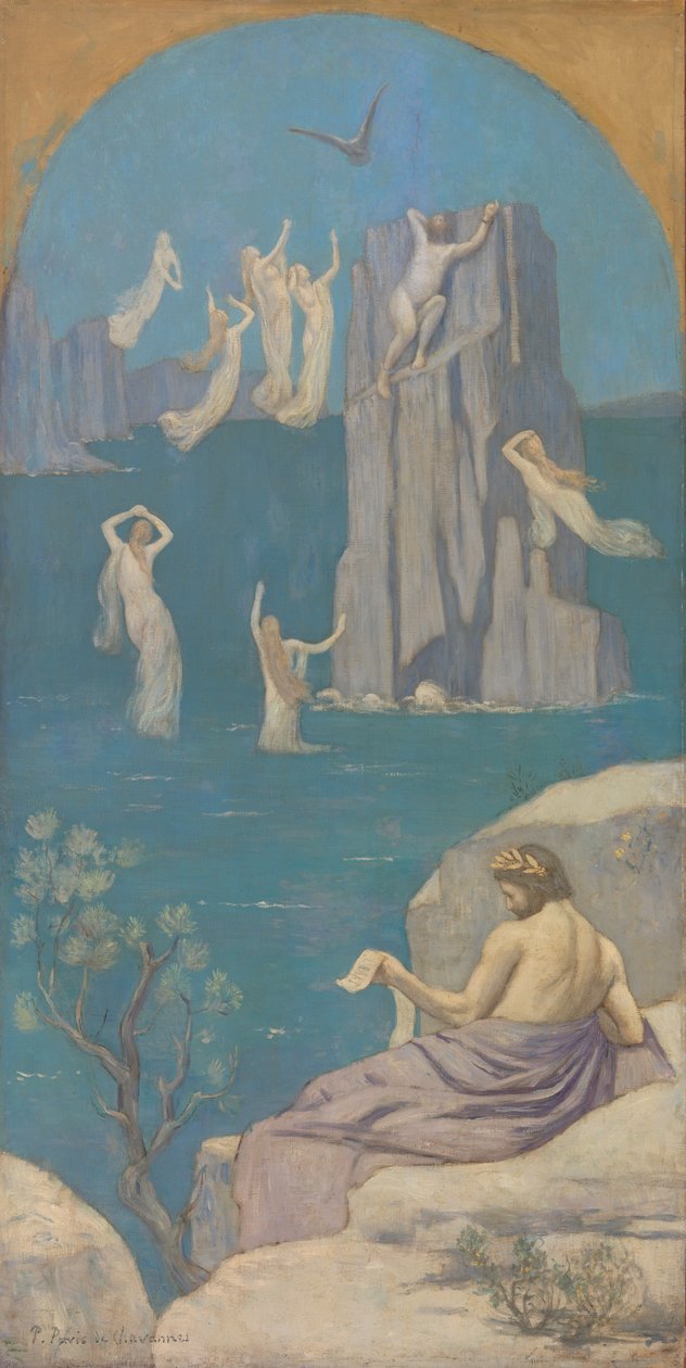 Dramatisk poesi (Aeschylus) av Pierre Puvis de Chavannes